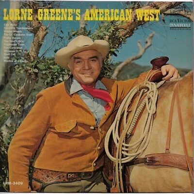 LORNE GREENE american west U.S. RCA LP  LP lpm-3409_orig 1966 bonanza - Image 1 of 4