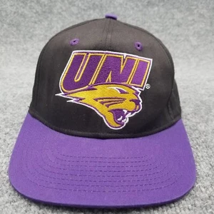 Northern Iowa Panthers Hat Cap Mens Purple Black Snap Back NCAA - Picture 1 of 10