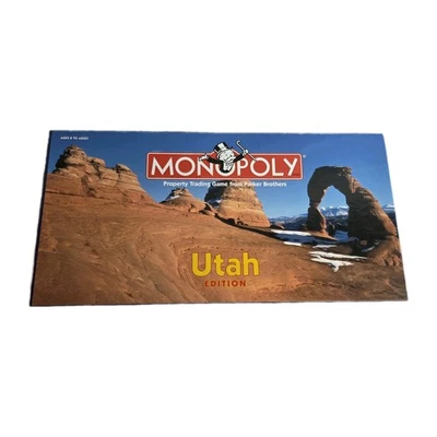 VINTAGE 1998 Monopoly UTAH State EDITION Complete BOARD GAME Hasbro EXCELLENT  - Image 1 of 4