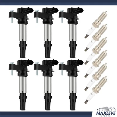 For Saab 9-3 V6 2.8L 2009 2008 2007 2006 Ignition Coils & Spark Plugs Foto 1 de 4