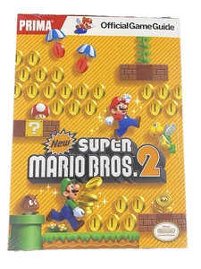 New Super Mario Bros. 2 Prima Guía Oficial de Estrategia Nintendo con Póster 2012 - Imagen 1 de 7
