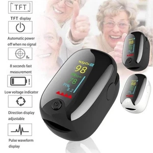 Oximeter Monitor LED Display Fingertip Oximeter for Adults Seniors - Picture 1 of 14