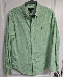 Ralph Lauren Boy's Long Sleeve Shirt - Size XL (18-20)  Cotton - Picture 1 of 4