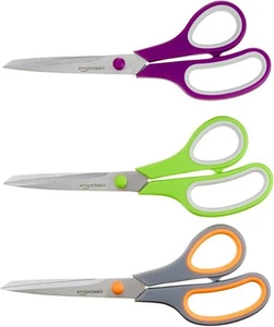 Stainless Steel Multipurpose Scissors 3 Pack, PVD Coated Blades, Comfort Grip - Bild 1 von 8