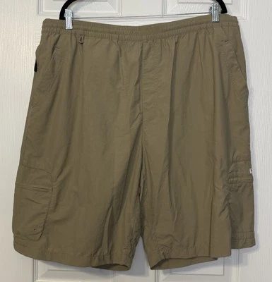 Мужские шорты Magellan Lake Travis размер 2XL хаки коричневые с подкладкой эластичные с карманами на талии - Изображение 1 из 4