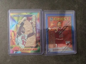 1994-98 LOTTO 5 CARTE TOPPS FINEST SCOTTIE PIPPEN CHICAGO BULLS  - Foto 1 di 2