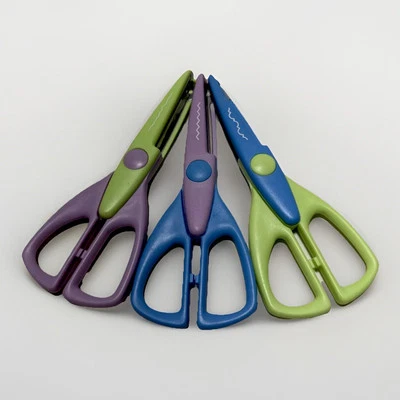 6.5” Scrapbooking Scissors Decorative Edge Paper Shapers Lot Of 3 - Image 1 of 4