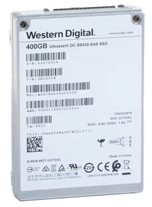 Dysk SSD 400GB SAS 12Gb/s Western Digital 2,5" WUSTR6440ASS200 0B40358 - Zdjęcie 1 z 1