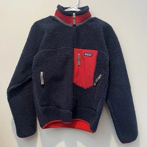 Patagonia Classic Retro X Fleece Sherpa Jacket Blue Mens XXS - Picture 1 of 3