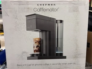 Caffeinator Single Serve Coffee Maker Brew Pods Or Grounds Programmable Drip - Picture 1 of 8