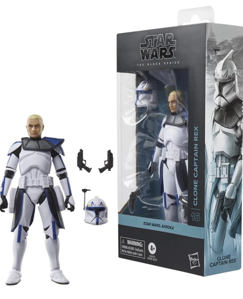 Figura de acción Hasbro Star Wars The Black Series Clone Captain Rex 6 pulgadas Foto 1 de 4