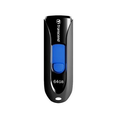 Transcend 64GB JetFlash 790 USB 3.1 Gen 1 Flash Drive (USB Stick) Black TS64GJF7 - Image 1 of 4