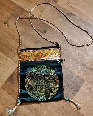 Mandala Tres Bolsillos Bolsa Festival Concierto Salir Ciudad Hippy Gorpcore  Foto 1 de 4