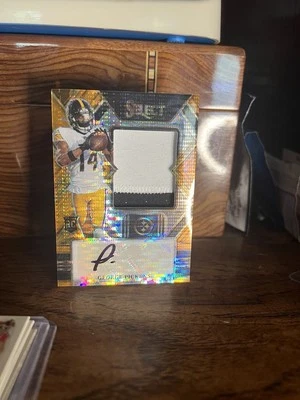 💥💥2022 Select - Rookie Signature Memorabilia George Pickens Neon Pulser /30 - Image 1 of 3