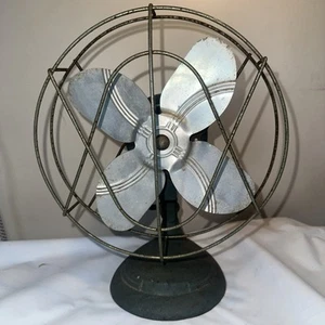 Antique Dominion Tabletop Art Deco Green Desk Fan PARTS ONLY - Picture 1 of 4