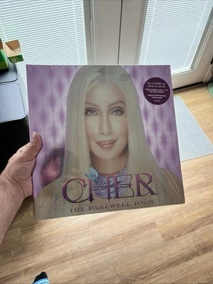 Cher, Farewell Tour, 2 LP Pink & Purple Colour Vinyl in Metallic Gatefold.  New - Image 1 of 4