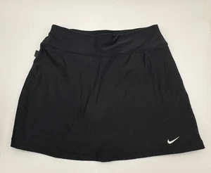 Nike Women's Y2K Black Athletic Mini Skirt Size Small Embroidered Logo - Picture 1 of 14