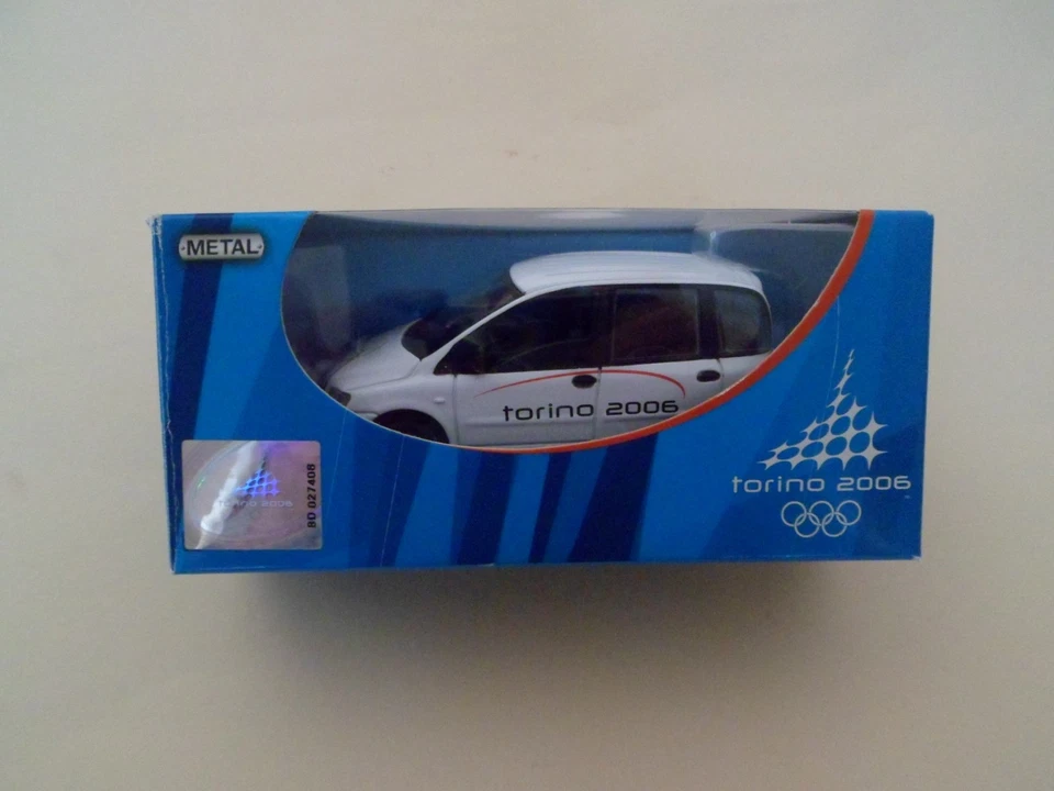 MODELLINO AUTO FIAT MULTIPLA 2°SERIE GIOCHI OLIMPICI TORINO 2006 - Immagine 1 di 1