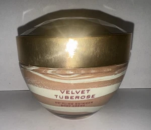 NEU BATH & BODY WORKS SAMT TUBEROSE WIRBELNDER SCHIMMER KÖRPERCREME 6,5 UNZEN - Bild 1 von 3