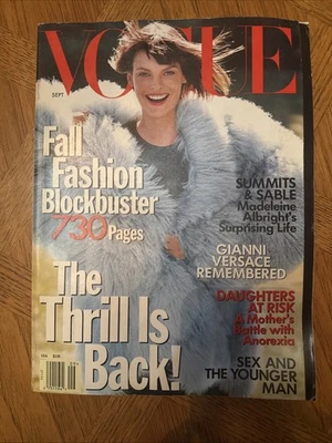 VTG Vogue Magazine – September 1997 – Linda Evangelista Cover by Steven Meisel - Image 1 of 3