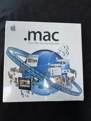 New SEALED .Mac 4.0 Software integrated w/ iLife & Mac OS X-Discontinued Support - Image 1 of 2