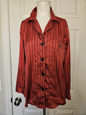 Chaps Women's Button Down Pajama Top Size Medium  - Image 1 of 4