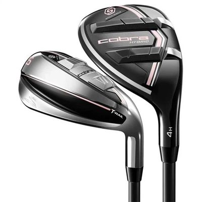 NEW Cobra Women's T-Rail 2.0 Iron Combo Set 5H, 6-PW,SW - Image 1 of 4