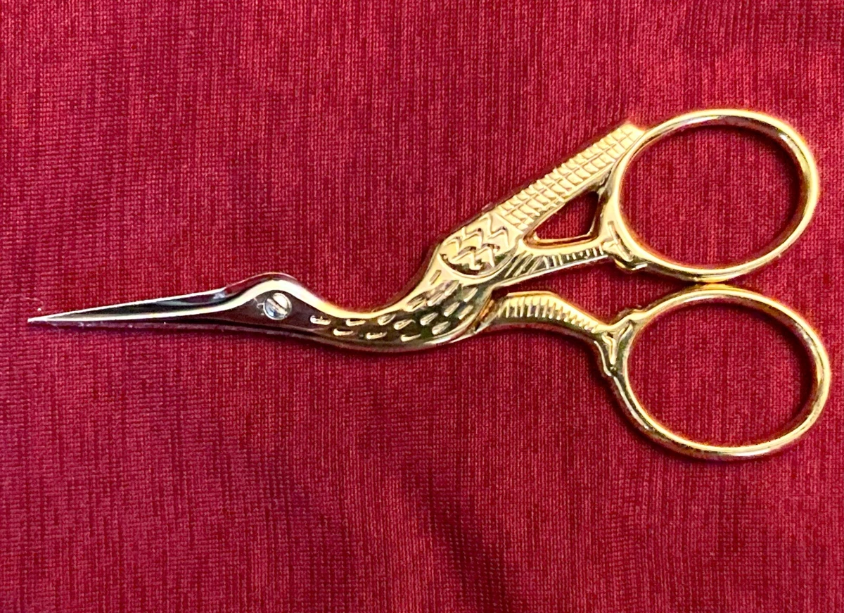Gingher Stickschere Mit Großem Griff - 10,2 Cm Für Nähen & Sticken