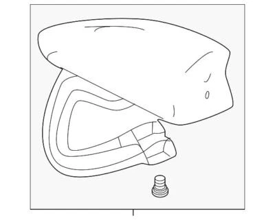 Mástil de antena de radio genuino GM 2018-2019 Chevrolet GMC Terrain Equinox 84519353 Foto 1 de 2