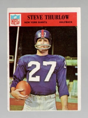 1966 Philadelphia #129 Steve Thurlow VG (crease, oc) - Image 1 of 2