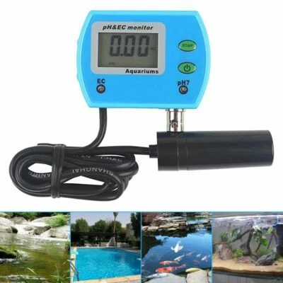 2 in 1 pH / EC BS Water Quality Tester Pool Monitor Meter Multifunctional Meter - Image 1 of 4