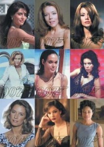 James Bond Autographs & Relics 007 Gold Gallery Chase Card Set GG39 thru GG47