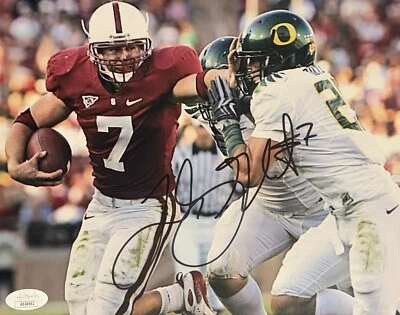 Toby Gerhart Signed Autographed Stanford Cardinal 8x10 Photo JSA COA  - Image 1 of 2
