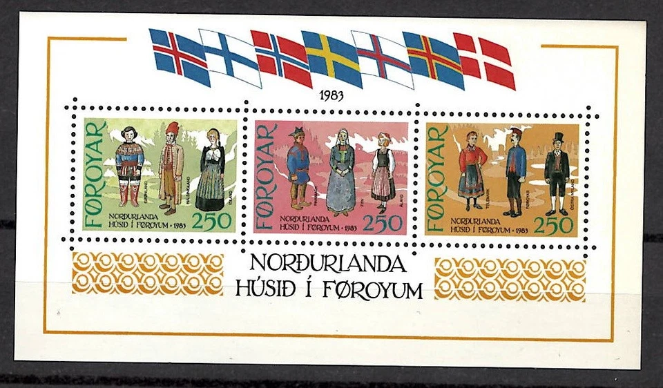 Фарерские острова #101 MNH сувенирный лист ==РАСПРОДАЖА ЛИКВИДАЦИИ ДИЛЕРА== - Изображение 1 из 1