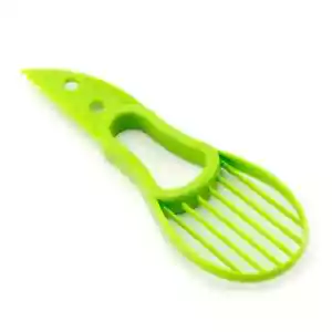 Avocadoschneider Shea Entkerner Obstschäler Schneider Welpen Separator Kunststoffmesser Küche - Bild 1 von 6