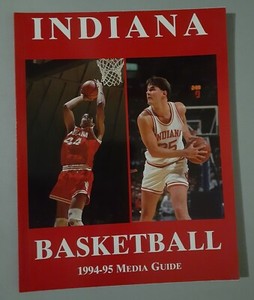 94-95 Indiana Hoosiers Basketball Media Guide