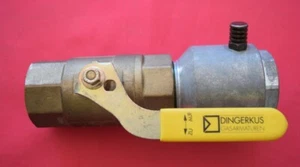  Dingerkus 2101 Gaskugelhahn DN32 mit Rückschlagventil  DN 32 - Bild 1 von 4
