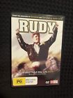 Rudy (DVD, 1993) Region 4 Classic Sports film Sean Astin Ned Beatty Lili Taylor