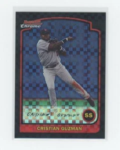 2003 Bowman Chrome X-Fractor #118 Cristian Guzman - Picture 1 of 2