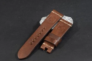 CORREA DE RELOJ 26/22 130/80 MM OIL MARRÓN - X CUERO AUTÉNTICO PARA PANERAI MA STRAP 426 - Imagen 1 de 7