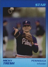 1989 Peninsula Pilots Star #25 Micky Tresh
