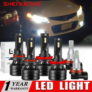 For Honda HR-V 2019 2020 HRV Combo 6000K LED Headlight Hi-Lo Bean +Fog Bulbs F5B - Picture 1 of 12