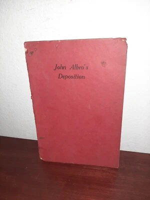 John Albro's Deposition of 1705 as to the Purchase of Aquidnick Rhode Island - Image 1 of 3