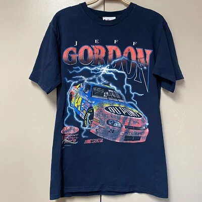Camiseta vintage #24 Jeff Gordon Nascar 1997 nuez moscada talla mediana Lightning Foto 1 de 4