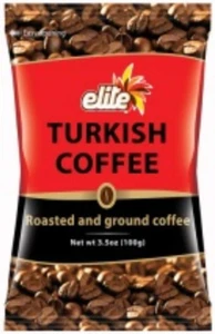 Elite Turkish Coffee Roasted and Ground Coffee Aroma Dark Mud, 100G - Picture 1 of 12