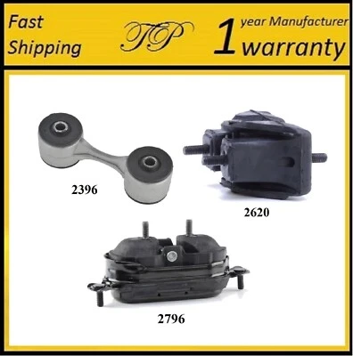 3PCS MOTOR & TRANS MOUNT FOR 1990-1991 OLDSMOBILE CUTLASS SUPREME 2.3L - Image 1 of 4