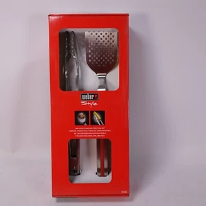 Weber Style 2 pc Stainless Steel Tool Set New - Picture 1 of 6