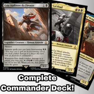 MTG Commander EDH Deck Ezio Auditore da Firenze 100 Cards Assassin's Creed Deck - Picture 1 of 15