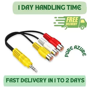 AV Adapter Video AV Component Adapter Cable Replacement for TCL TV 3 RCA to A... - Picture 1 of 3