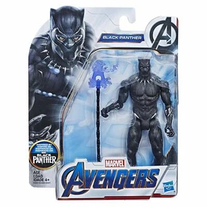FIGURA DE ACCIÓN DE 6 PULGADAS PANTERA NEGRA DE LA PELÍCULA DE AVENGERS MARVEL - Imagen 1 de 8